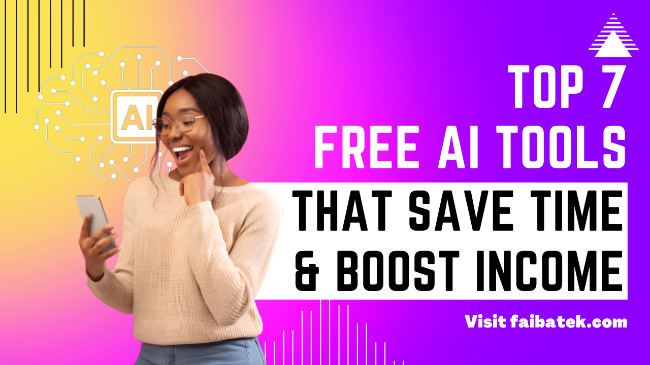 7 free ai tools that save time and boost income